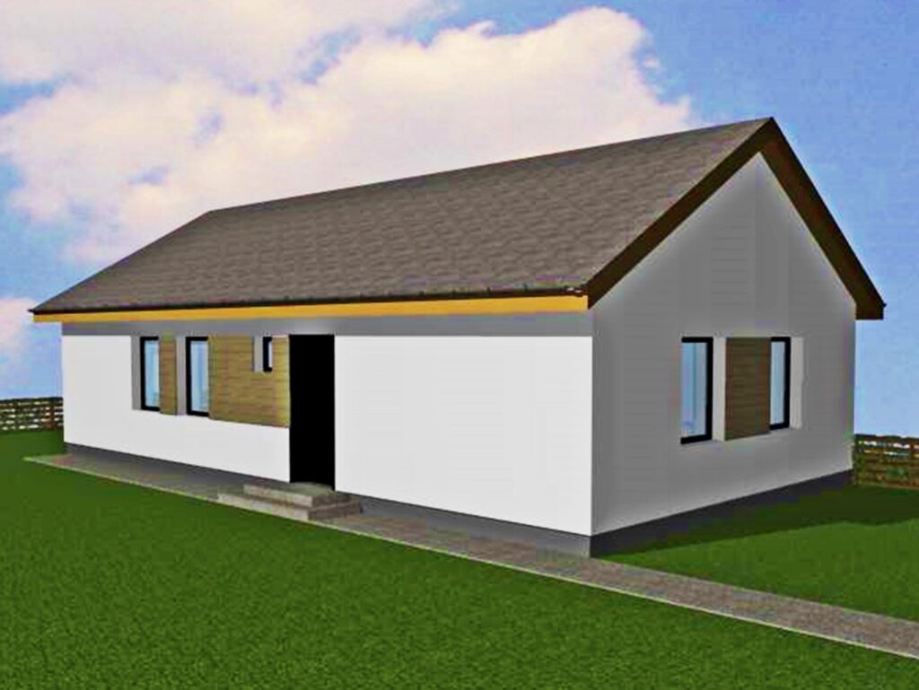 Természetes alapanyagokból készült kenderház